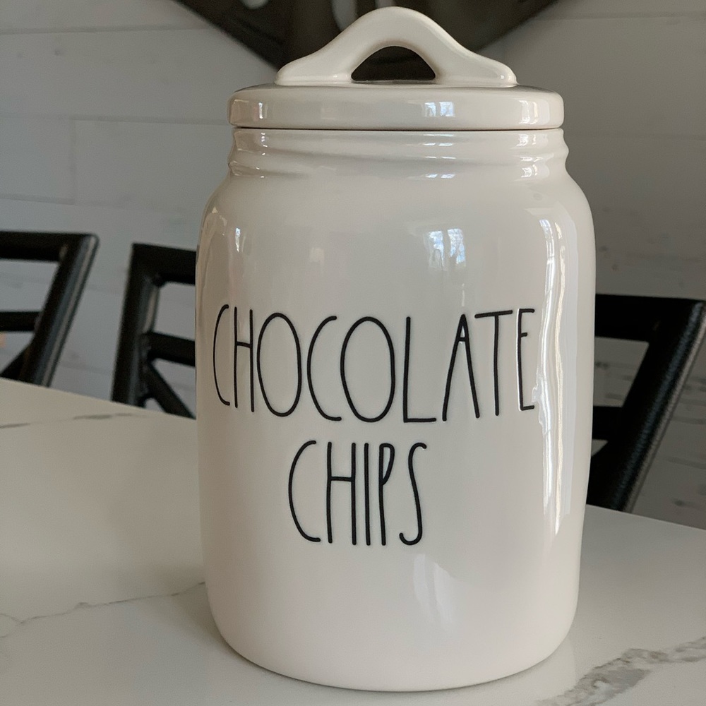 Rae Dunn Baby CHOCOLATE CHIPS Canister
